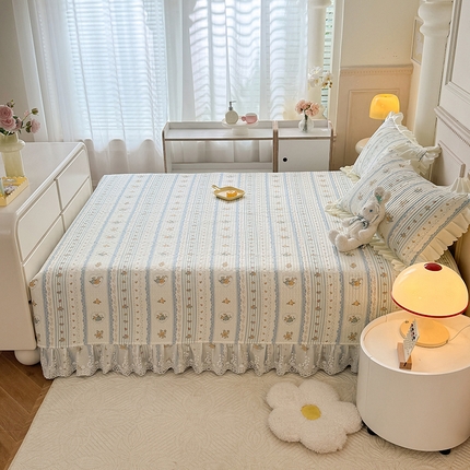 91家纺网 家纺一手货源 找家纺 （总）美达家纺 2025新款全棉防滑榻榻米床护垫