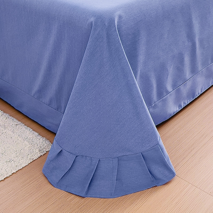 91家纺网 家纺一手货源 找家纺 优品阁 2024新款亲肤舒适全棉磨毛单床单 茗澜