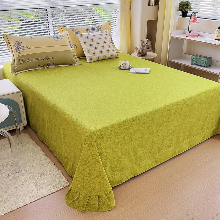 91家纺网 家纺一手货源 找家纺 优品阁 2024新款亲肤舒适全棉磨毛单床单 瑞丽