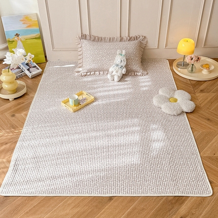 91家纺网 家纺一手货源 找家纺 美达家纺  2025新款全棉夹棉防滑可机洗床垫地垫软席 月光舒曼