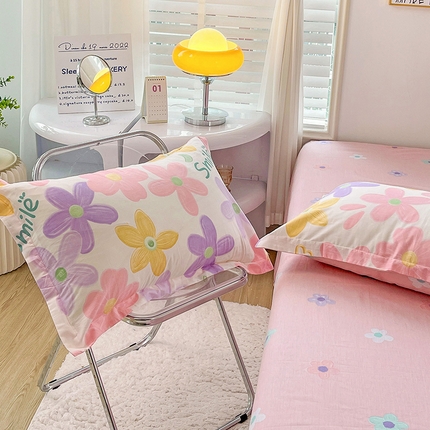 91家纺网 家纺一手货源 找家纺 （总）恩泽 2024新款ins风全棉单品枕套