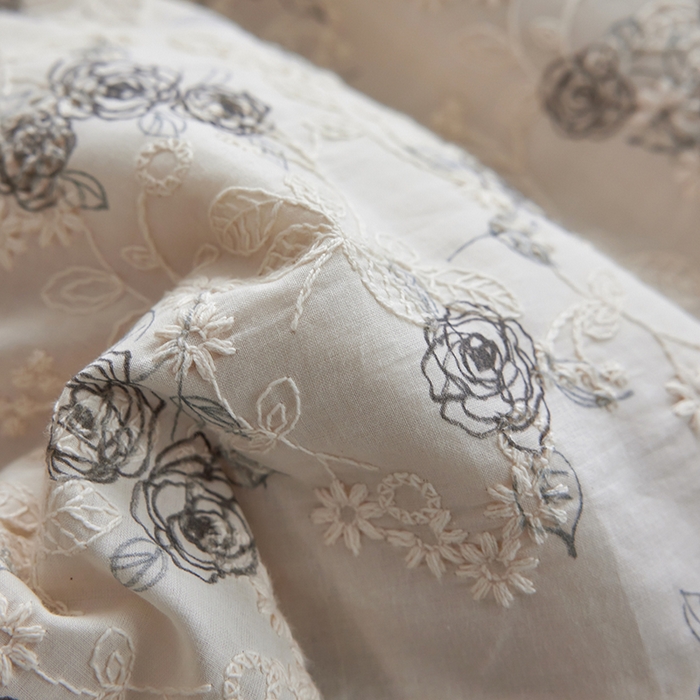 91家纺网 家纺一手货源 找家纺 2024新款全新工艺全棉古风刺绣四件套 解语花