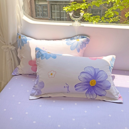 91家纺网 家纺一手货源 找家纺 （总）恩泽 2024新款ins风全棉单品枕套