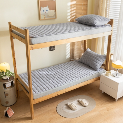 91家纺网 家纺一手货源 找家纺 芬晴家纺 2024新款A类大豆学生床垫系列-星格 星格-星灰