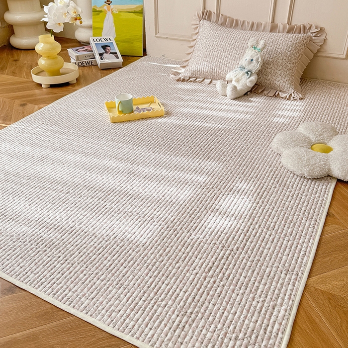 91家纺网 家纺一手货源 找家纺 美达家纺  2025新款全棉夹棉防滑可机洗床垫地垫软席 月光舒曼