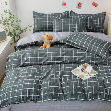 91家纺网 家纺一手货源 找家纺 （总）曼璐家纺 2025新款芦荟棉印花单被套系列