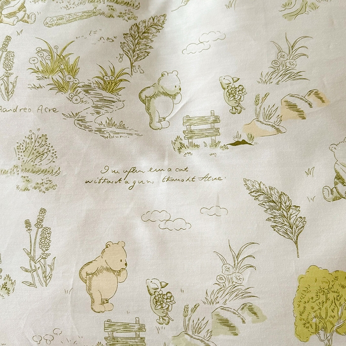 91家纺网 家纺一手货源 找家纺 美达家纺 2025新款全棉半夹棉花边床盖四件套 童话故事