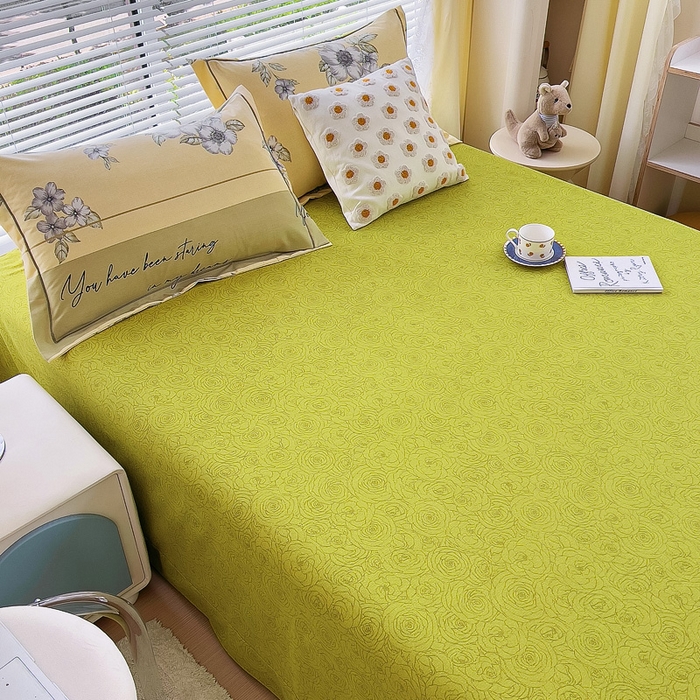 91家纺网 家纺一手货源 找家纺 优品阁 2024新款亲肤舒适全棉磨毛单床单 瑞丽