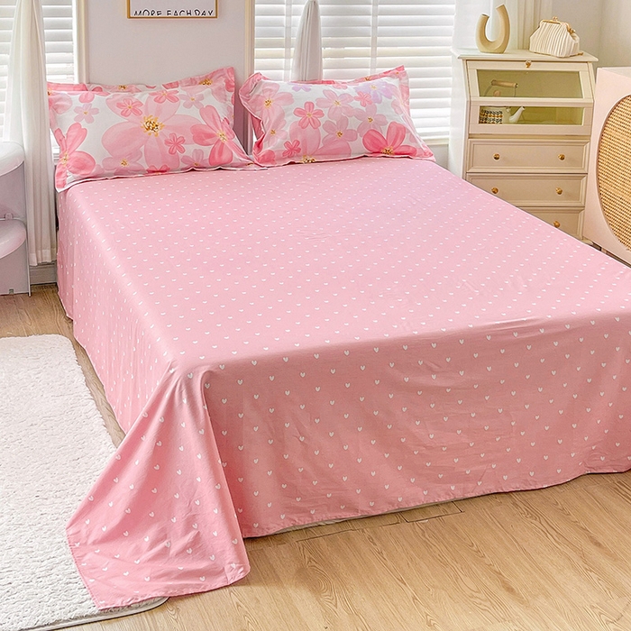 91家纺网 家纺一手货源 找家纺 恩泽 2024新款ins风全棉四件套 花香馥郁