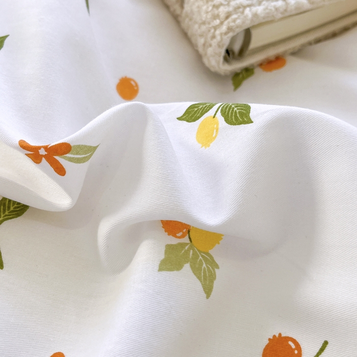 91家纺网 家纺一手货源 找家纺 世爵 2024新款12868全棉印花单品被套水蜜桃