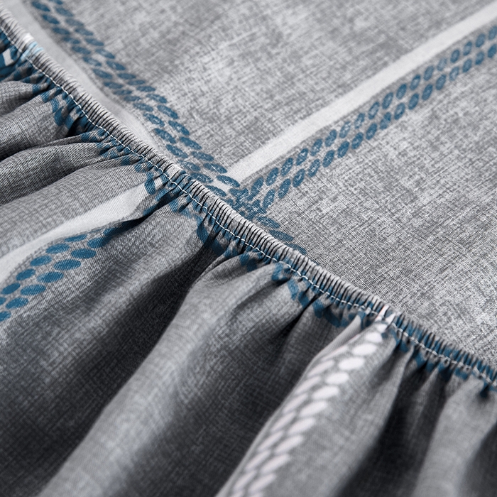 91家纺网 家纺一手货源 找家纺 恩泽 2024新款ins风全棉单品床笠 玛格丽