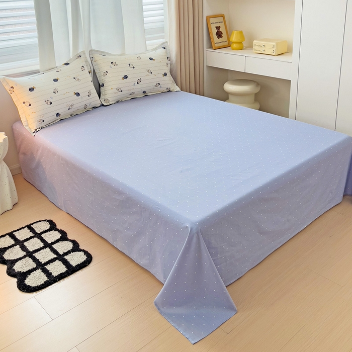 91家纺网 家纺一手货源 找家纺 恩泽 2024新款ins风全棉四件套 海底派对