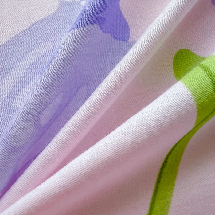 91家纺网 家纺一手货源 找家纺 恩泽 2024新款ins风全棉单品枕套 玫瑰佳人