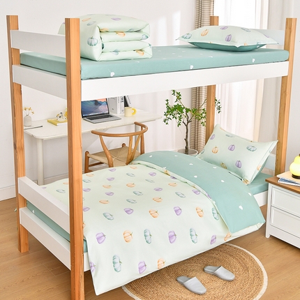 91家纺网 家纺一手货源 找家纺 （总）乐旗家纺 2024新款13372小清新床单款-床笠款-三件套-六件套