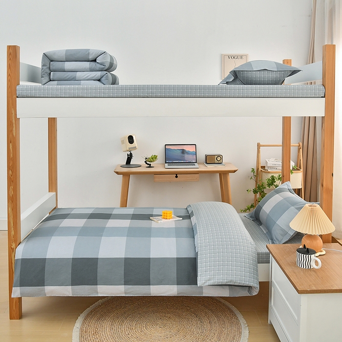 91家纺网 家纺一手货源 找家纺 乐旗家纺 2024新款13372床单款三件套 摩卡格调