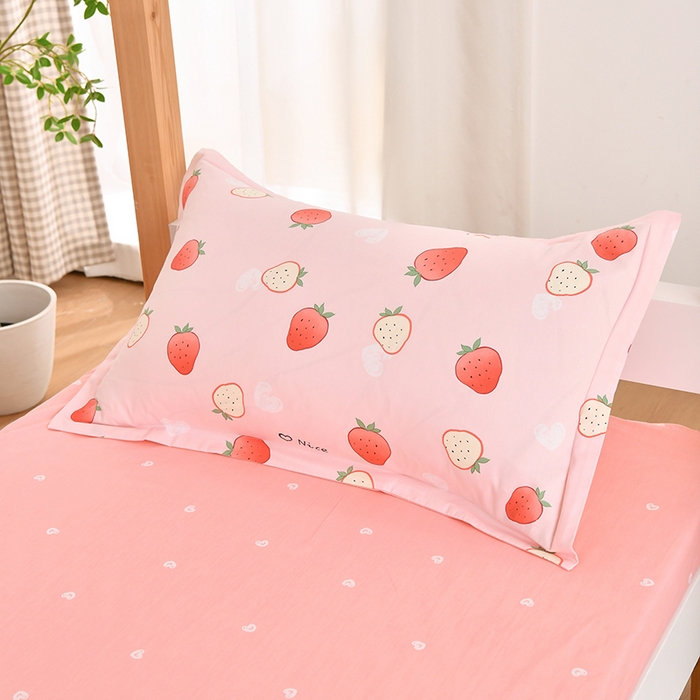 91家纺网 家纺一手货源 找家纺 乐旗家纺 2024新款13372小清新床单款-床笠款-三件套-六件套 爱宝乐园