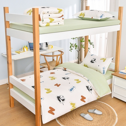 乐旗家纺 2024新款13372小清新床单款-床笠款-三件套-六件套 爱宝乐园