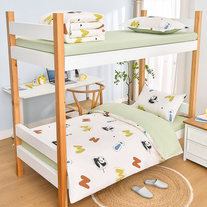 91家纺网 家纺一手货源 找家纺 乐旗家纺 2024新款13372小清新床单款-床笠款-三件套-六件套 爱宝乐园