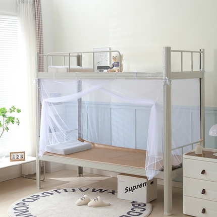 91家纺网 家纺一手货源 找家纺 （总）安力森/诚臻酒店用品酒店用品 2025新款百搭纯色加密蚊帐家用学生蚊帐经典老式蚊帐