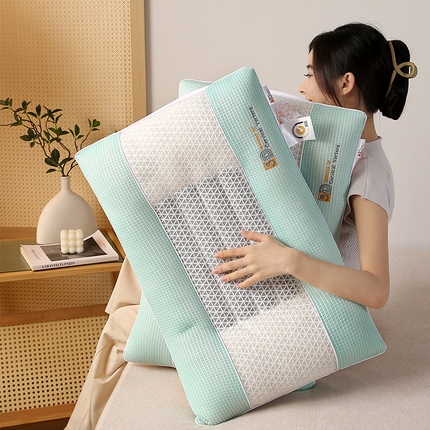 91家纺网 家纺一手货源 找家纺 （总）梦叶草 2024新款蝴蝶熏香眠眠分区护颈枕芯酒店枕头