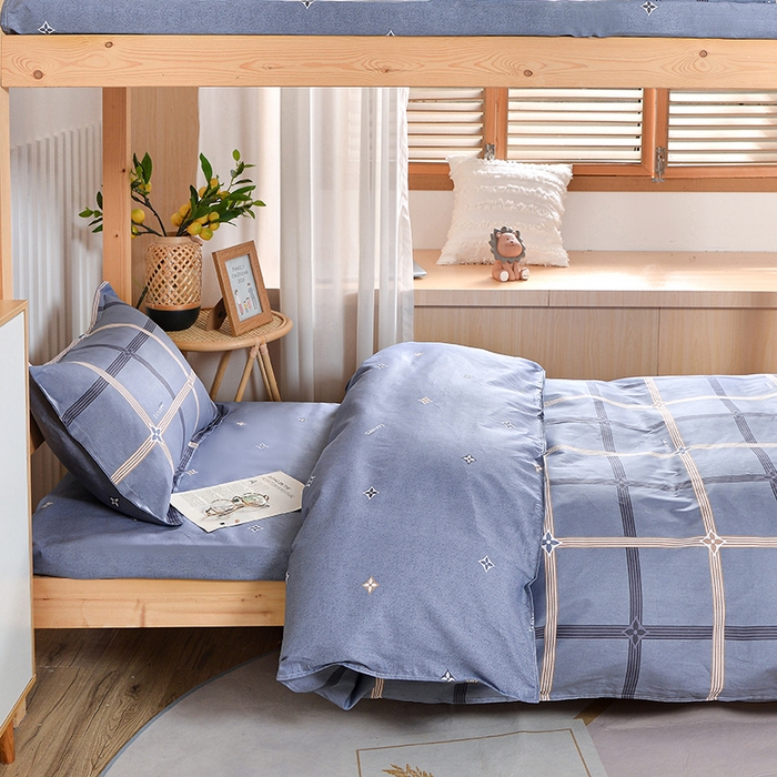 91家纺网 家纺一手货源 找家纺 （总）2026新款宿舍上下铺12868纯棉三件套