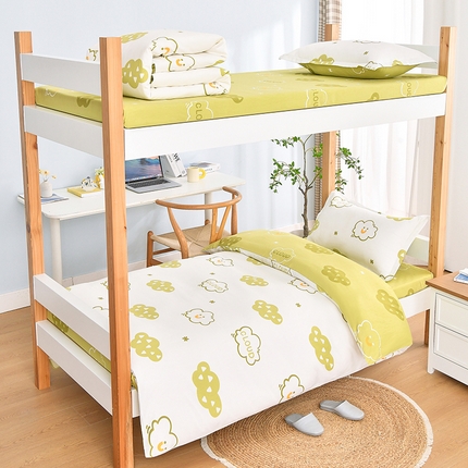 乐旗家纺 2024新款13372小清新床单款-床笠款-三件套-六件套 浮云