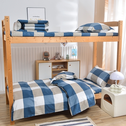 91家纺网 家纺一手货源 找家纺 （总）2026新款宿舍上下铺12868纯棉三件套