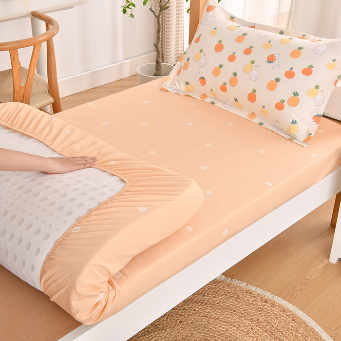 91家纺网 家纺一手货源 找家纺 乐旗家纺 2024新款13372小清新床单款-床笠款-三件套-六件套 抱抱萝