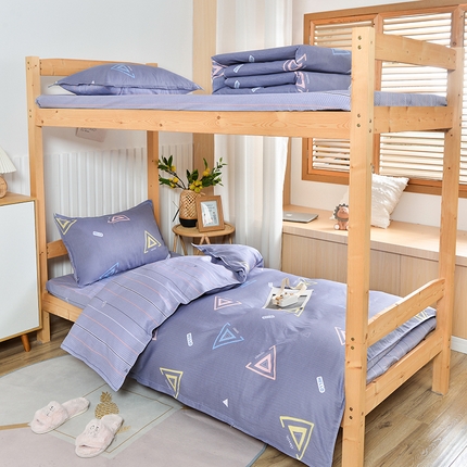 91家纺网 家纺一手货源 找家纺 （总）2026新款宿舍上下铺12868纯棉三件套