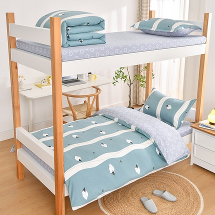 91家纺网 家纺一手货源 找家纺 （总）乐旗家纺 2024新款13372小清新床单款-床笠款-三件套-六件套