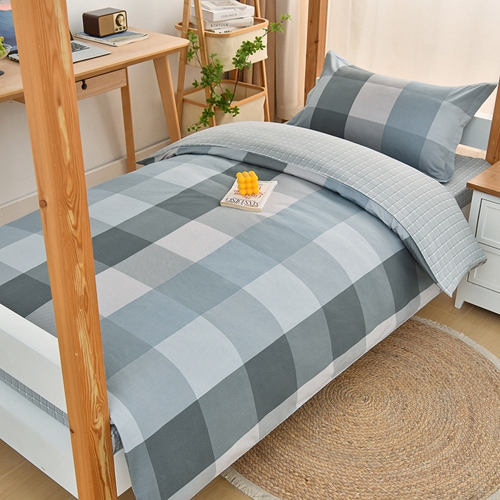 91家纺网 家纺一手货源 找家纺 乐旗家纺 2024新款13372床单款三件套 摩卡格调