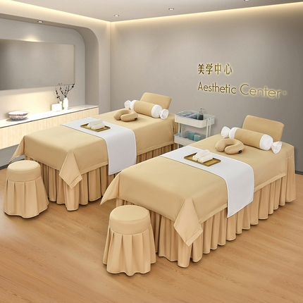 91家纺网 家纺一手货源 找家纺 （总）诗薇娅 2024新款按摩床床罩四件套