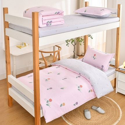 乐旗家纺 2024新款13372小清新床单款-床笠款-三件套-六件套 伊莲娜