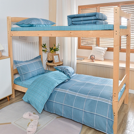 91家纺网 家纺一手货源 找家纺 （总）2026新款宿舍上下铺12868纯棉三件套