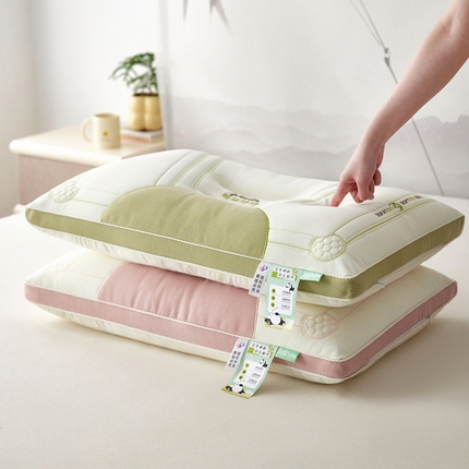 （总）她喜爱枕芯枕头 2024新款熊猫呼呼乳胶舒适枕