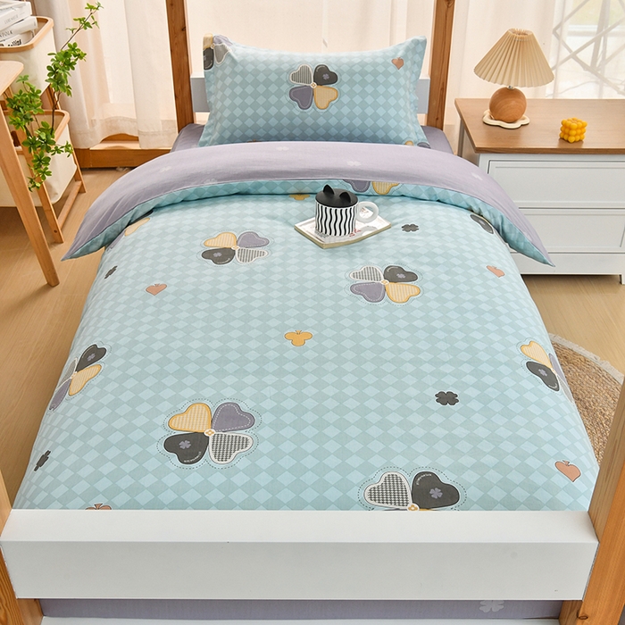 91家纺网 家纺一手货源 找家纺 乐旗家纺 2024新款13372床单款三件套 花香