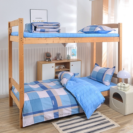 91家纺网 家纺一手货源 找家纺 （总）2026新款宿舍上下铺12868纯棉三件套