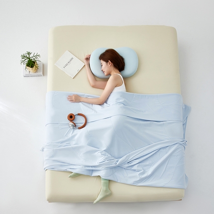 91家纺网 家纺一手货源 找家纺 安力森/诚臻酒店用品酒店用品 2025新款纯色亲肤舒适夏被 被子被芯 蓝色