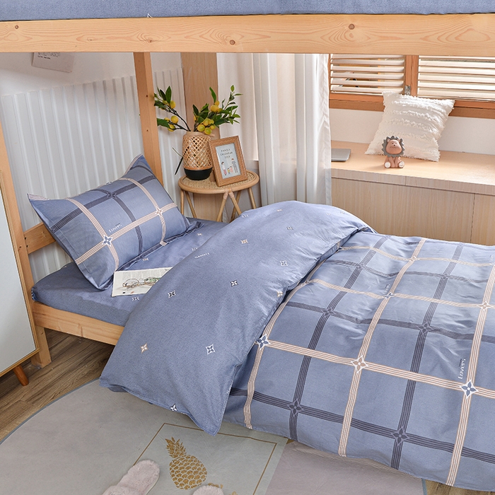 91家纺网 家纺一手货源 找家纺 （总）2026新款宿舍上下铺12868纯棉三件套