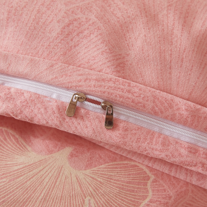 91家纺网 家纺一手货源 找家纺 雲归梦 2024秋冬新款加厚全棉多规格四件套杉杉恋曲 粉