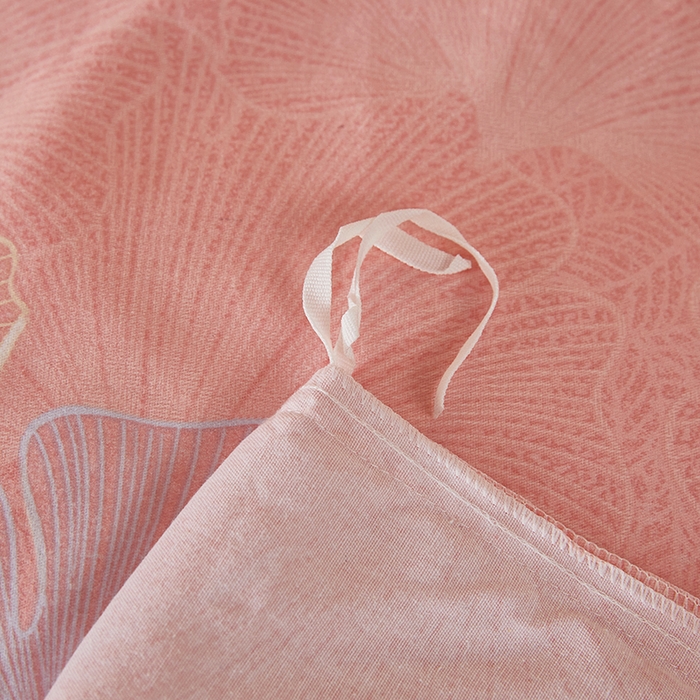 91家纺网 家纺一手货源 找家纺 雲归梦 2024秋冬新款加厚全棉多规格四件套杉杉恋曲 粉