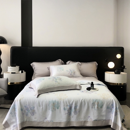 91家纺网 家纺一手货源 找家纺 （总）佳汐蓝家纺 2024新款兰精天丝数码印花夏被四件套