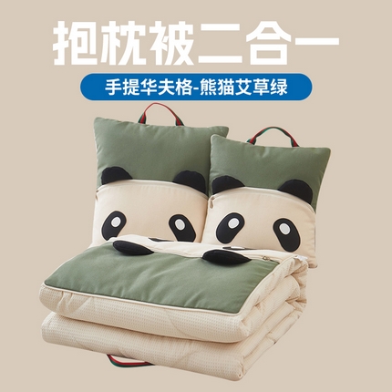 91家纺网 家纺一手货源 找家纺 （总）雷娜家居 特色手提款帆布面料卡通绣花抱枕被