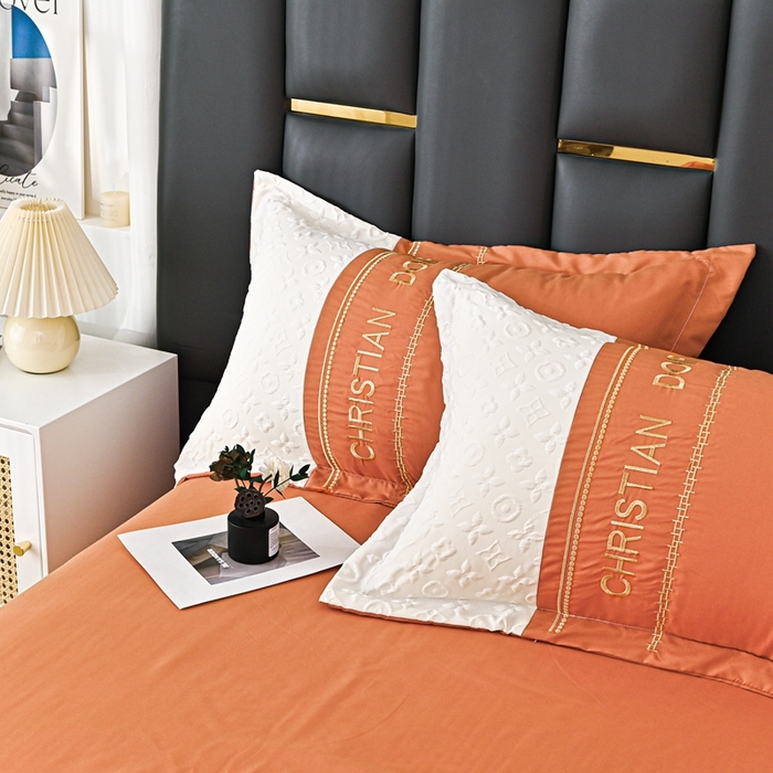 91家纺网 家纺一手货源 找家纺 （总）2025新款直播爆款水洗棉磨毛刺绣浮雕四件套-慕兰迪