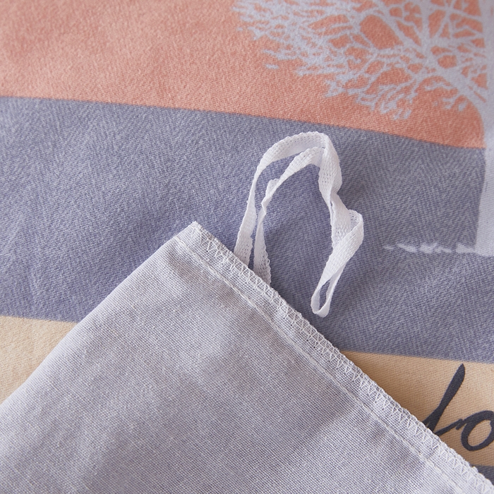 91家纺网 家纺一手货源 找家纺 雲归梦 2024秋冬新款加厚全棉多规格四件套生命树 蓝