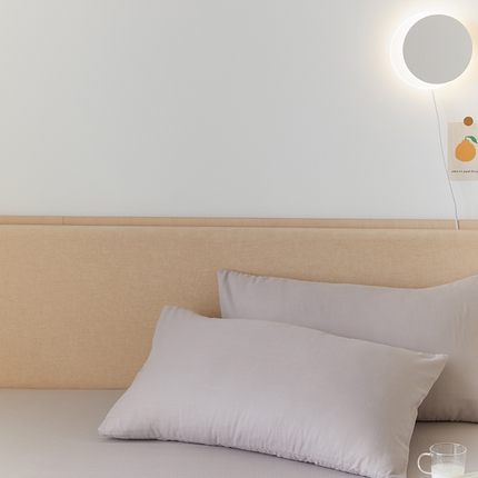 2024新款40s全棉透气亲肤双层纱四件套单品系列-单枕套 太空灰