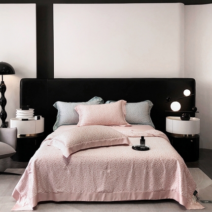 91家纺网 家纺一手货源 找家纺 （总）佳汐蓝家纺 2024新款兰精天丝数码印花夏被四件套