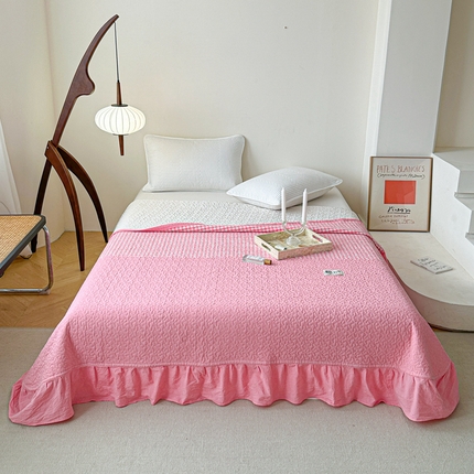 91家纺网 家纺一手货源 找家纺 （总）源舜家纺 2025新款全棉色织拼接款床盖 