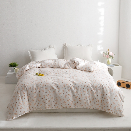 2024新款40s全棉透气亲肤双层纱四件套单品系列-单被套 小米兔