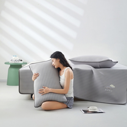 91家纺网 家纺一手货源 找家纺 （总）好眠好梦家纺 2024新款冰岛系列云眠纳凉绣花床单款冰丝席